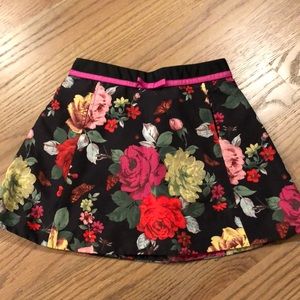 Ted baker floral girls skirt